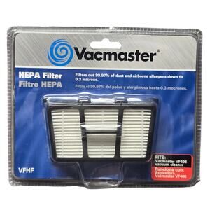 VacMaster HEPA Material Exhaust Filter for Wet/Dry Vacs VFHF Fits VF408 Vacuum